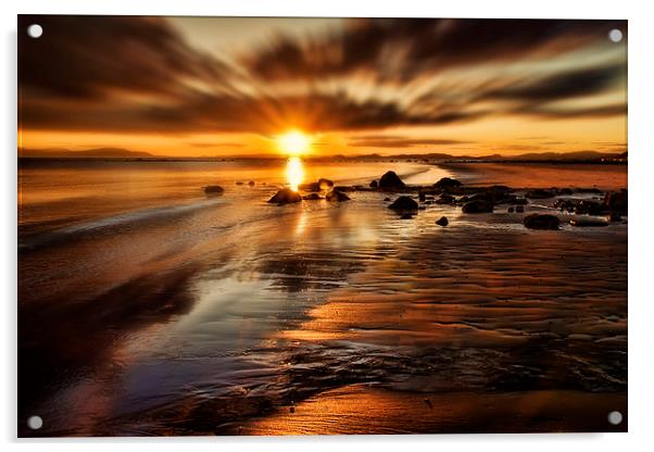 Sunset Acrylic by Sam Smith