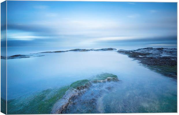Gullane Coast Calm Canvas Print by Keith Thorburn EFIAP/b
