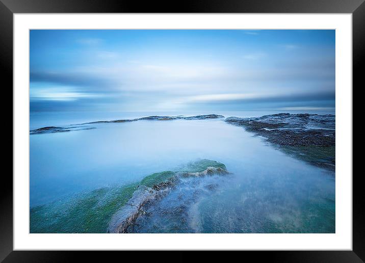 Gullane Coast Calm Framed Mounted Print by Keith Thorburn EFIAP/b