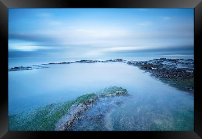 Gullane Coast Calm Framed Print by Keith Thorburn EFIAP/b