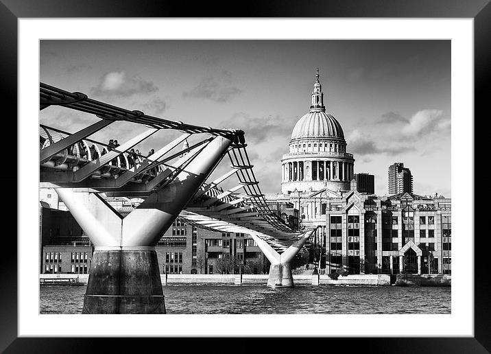 St. Pauls Cathedral Framed Mounted Print by Adam Payne