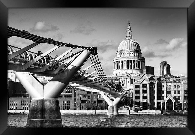 St. Pauls Cathedral Framed Print by Adam Payne