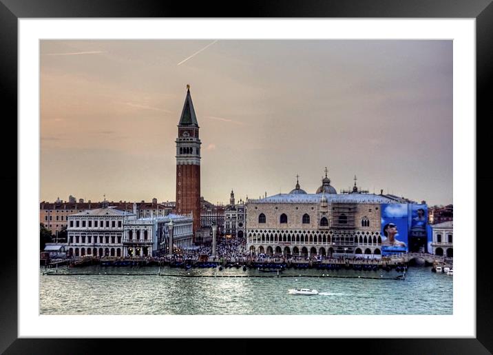 Saint Marks Square Framed Mounted Print by Tom Gomez