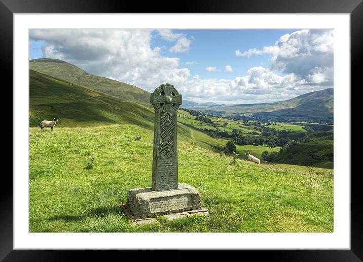 The Shepherds Memorial Framed Mounted Print by Jamie Green