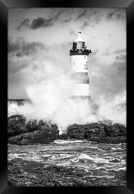 Stormy Seas Framed Print by Christine Smart