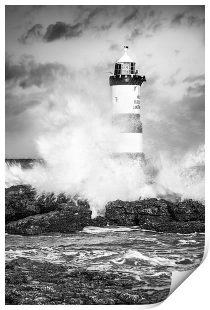 Stormy Seas Print by Christine Smart