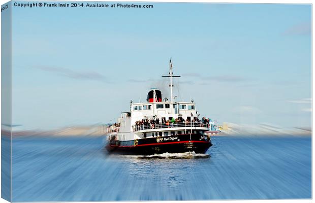 The Mersey ferryboat Royal Daffodil Canvas Print by Frank Irwin