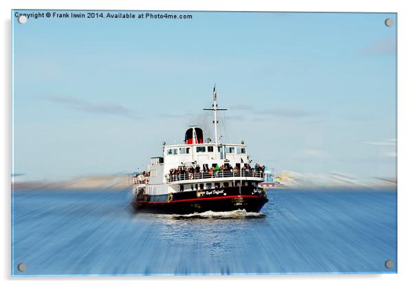 The Mersey ferryboat Royal Daffodil Acrylic by Frank Irwin