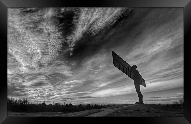 Angel of the North Framed Print by Andrew Warhurst
