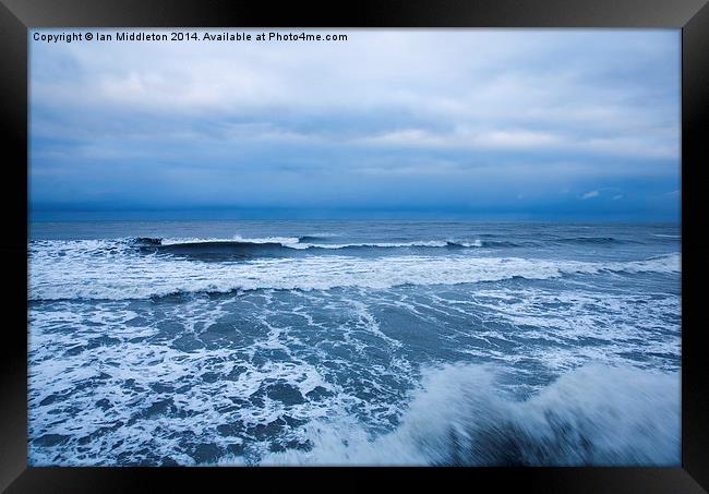Scarborough Blues Framed Print by Ian Middleton