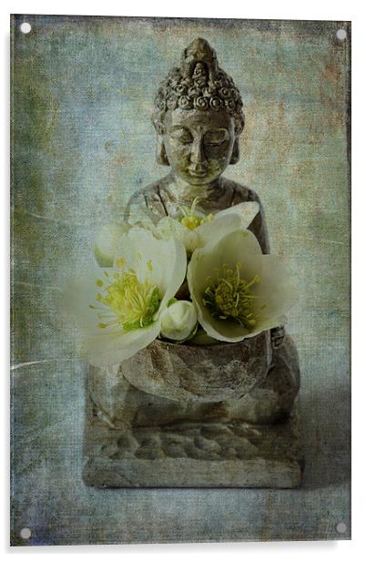 Spring Gift Acrylic by Sandra Pledger