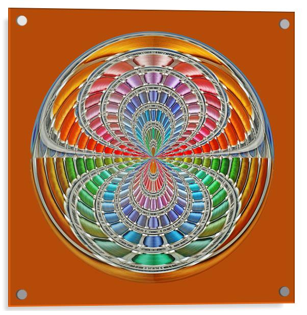 Spherical Cotton Acrylic by Robert Gipson