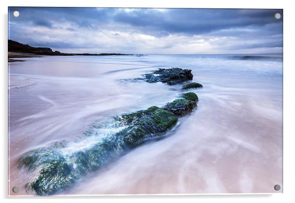 Gullane Bents Sands Acrylic by Keith Thorburn EFIAP/b