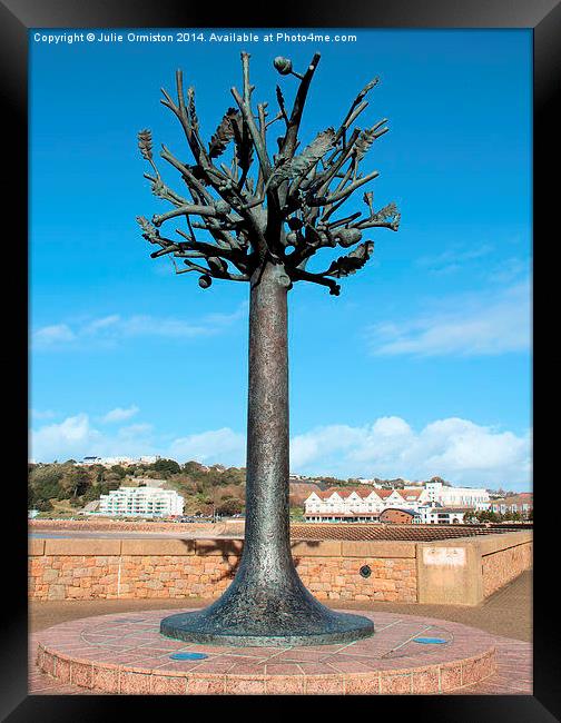 The Freedom Tree Framed Print by Julie Ormiston