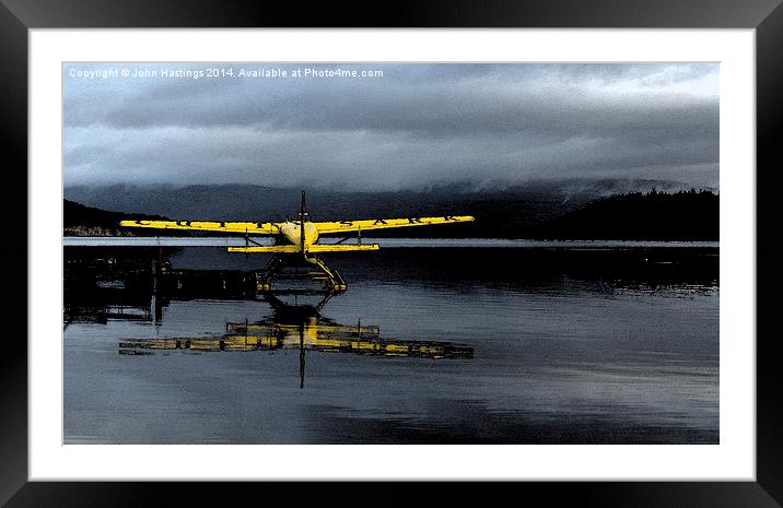 Loch Lomond's Seaplane Adventure Framed Mounted Print by John Hastings