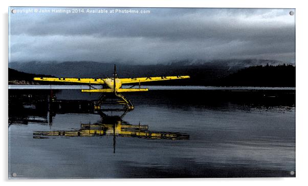 Loch Lomond's Seaplane Adventure Acrylic by John Hastings