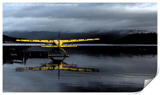 Loch Lomond's Seaplane Adventure Print by John Hastings
