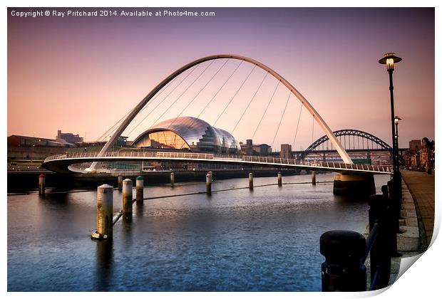 Millennium Bridge Print by Ray Pritchard