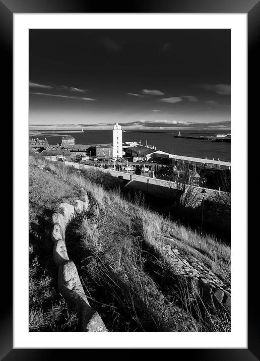 North Shields - Low Lights Framed Mounted Print by Paul Appleby