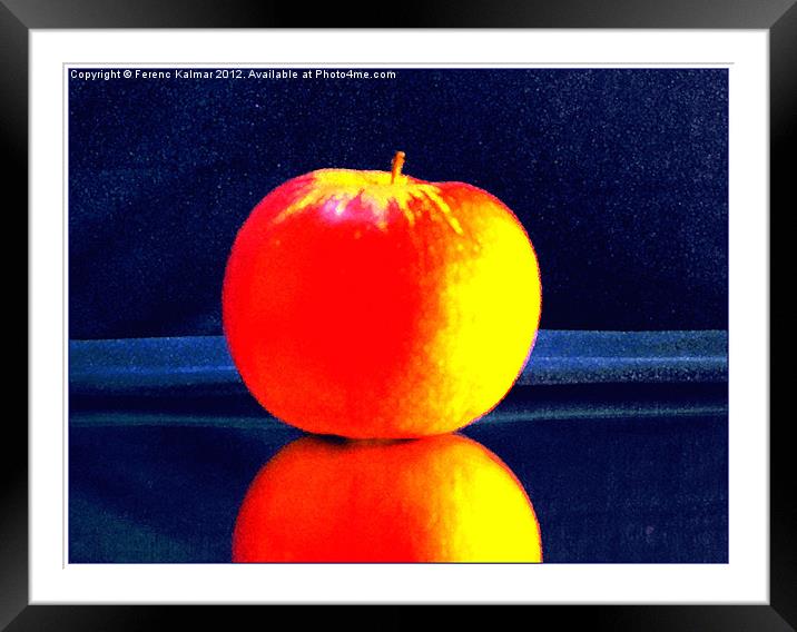 Apple Eclipse Framed Mounted Print by Ferenc Kalmar