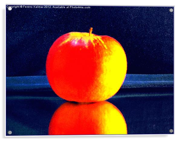 Apple Eclipse Acrylic by Ferenc Kalmar