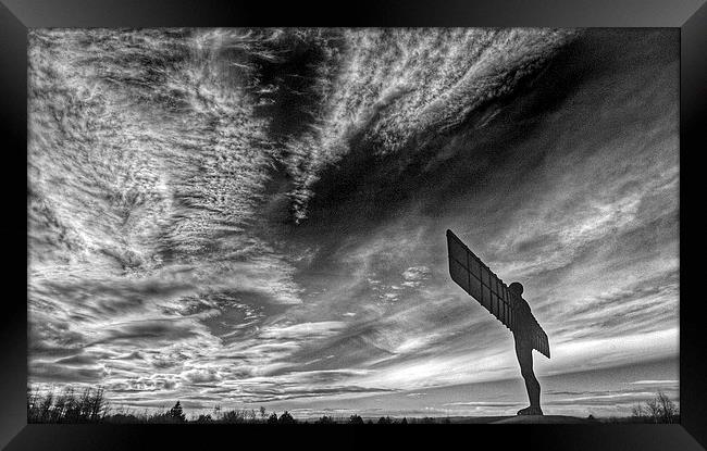 Angel of the North Framed Print by Andrew Warhurst