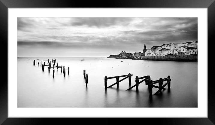 Swanage old pier Framed Mounted Print by Tony Bates