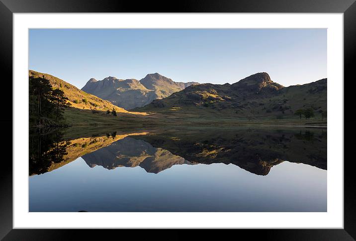Langdale Pikes Framed Mounted Print by Rich Berry