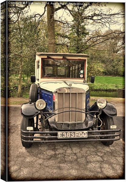Asquith – replica Vintage Car. Canvas Print by Frank Irwin