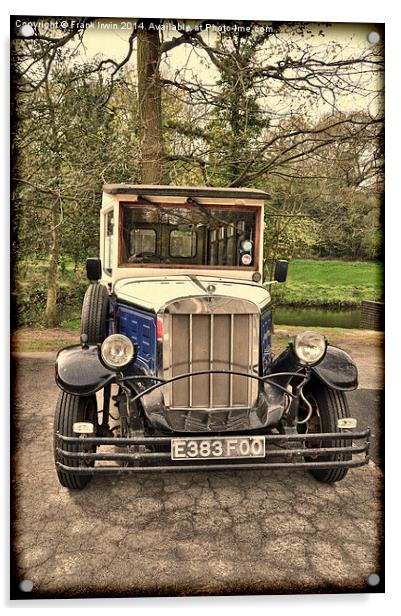 Asquith – replica Vintage Car. Acrylic by Frank Irwin