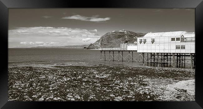Royal Pier, Aberystwyth, Gwynedd, Wales, UK Framed Print by Mark Llewellyn