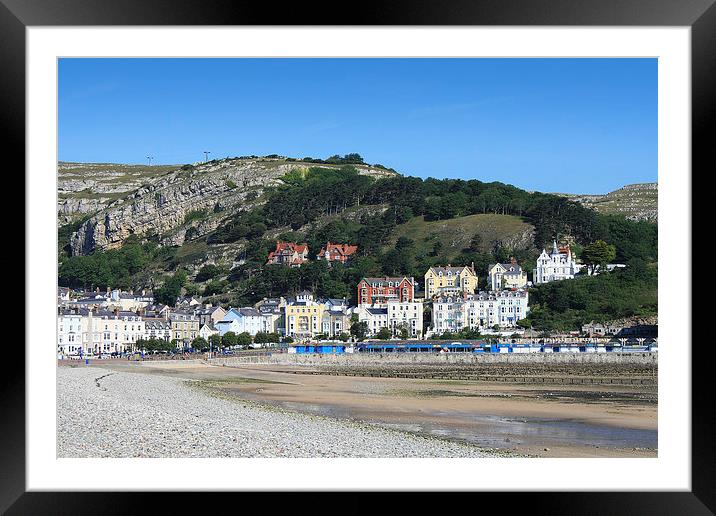 Llandudno Seafront Framed Mounted Print by Diane Griffiths