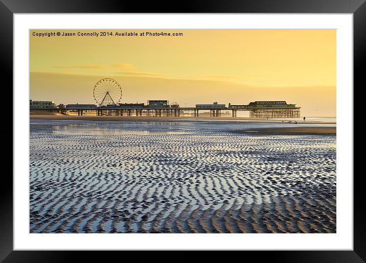 Central Pier, Blackpool Framed Mounted Print by Jason Connolly