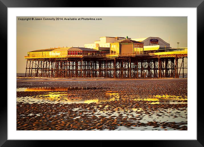 North Pier Blackpool Framed Mounted Print by Jason Connolly