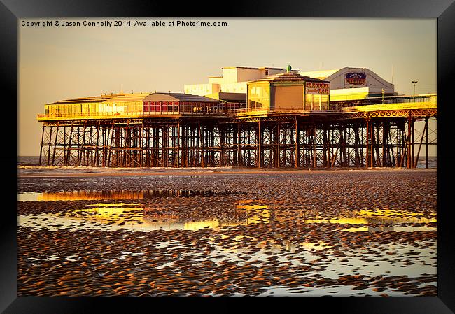 North Pier Blackpool Framed Print by Jason Connolly