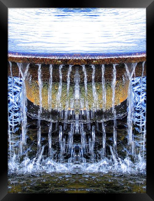Water Fountain Framed Print by Ruth Hallam