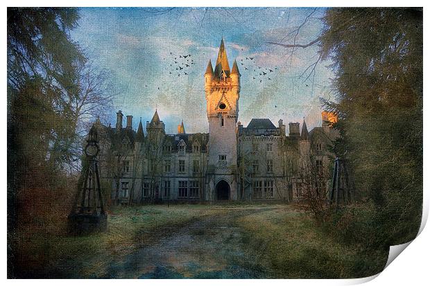 Castle Miranda Print by Jason Green
