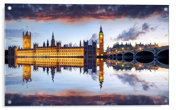 London Acrylic by Helen Hotson