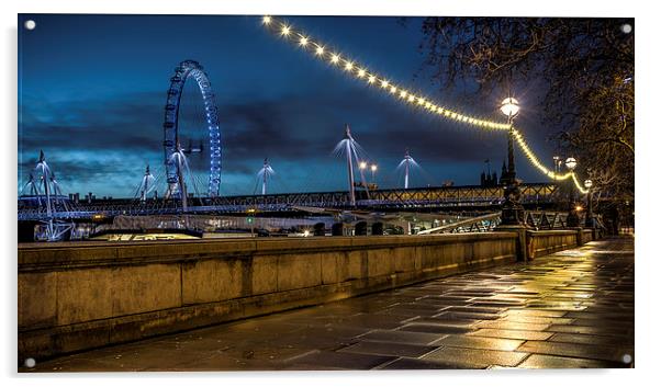 Victoria Embankment Acrylic by Olavs Silis