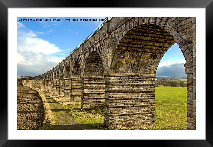 Newbridge Viaduct ! Framed Mounted Print by Peter Mclardy