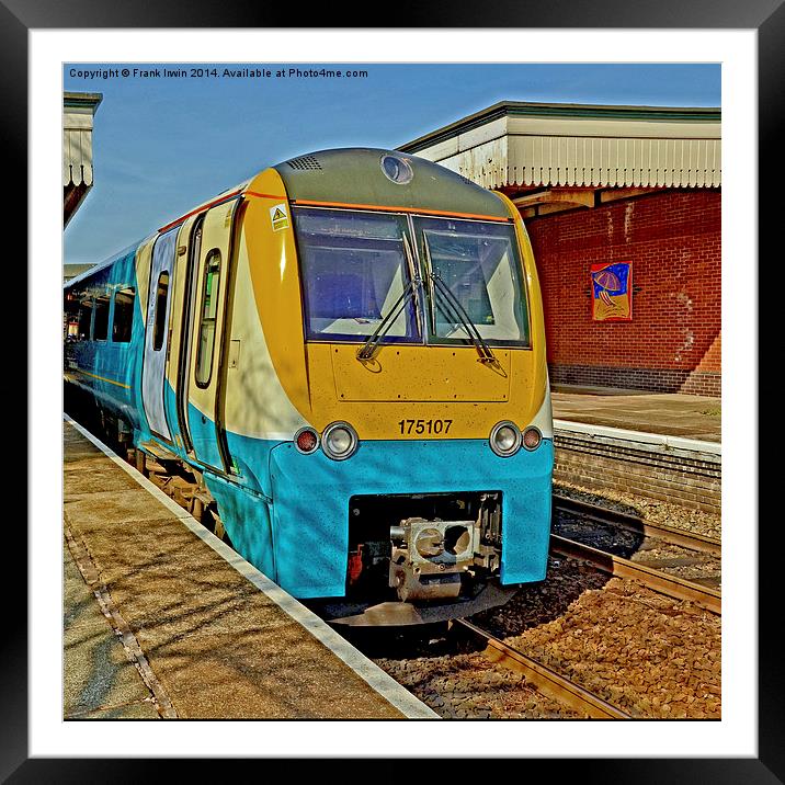 Arriva Train 175107 Framed Mounted Print by Frank Irwin