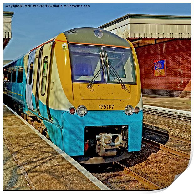 Arriva Train 175107 Print by Frank Irwin