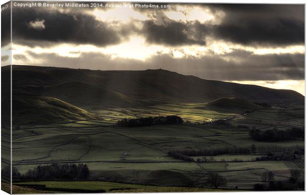 Wharfedale Canvas Print by Beverley Middleton