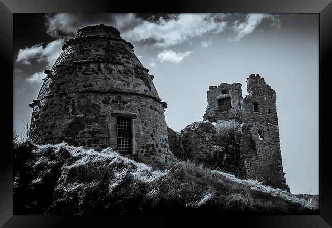 Dunure Castle Scotland 2 Framed Print by Gareth Burge Photography