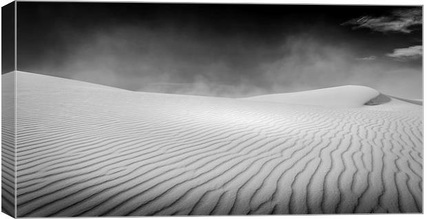 White Sands Desolation Canvas Print by Gareth Burge Photography