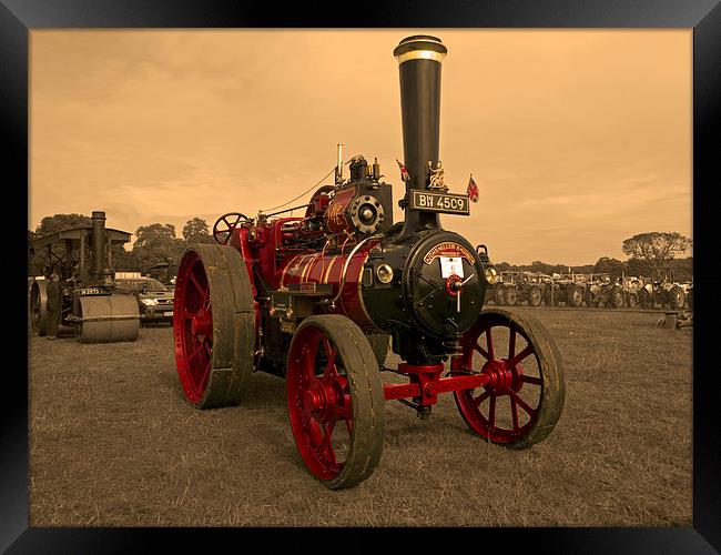 Steam Traction Engine Framed Print by Bill Simpson