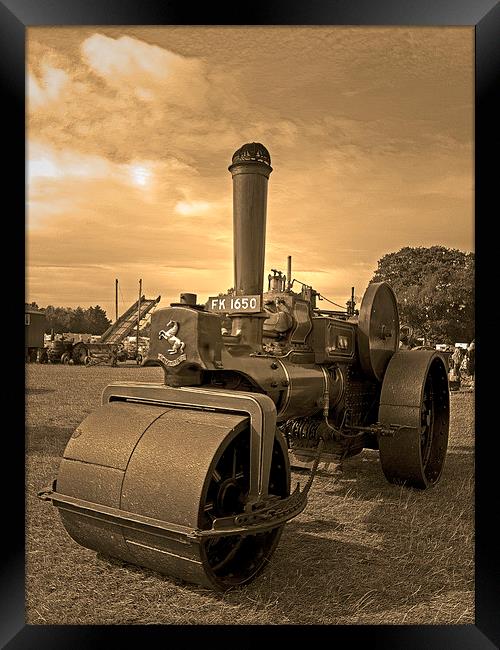 Steam Traction Engine Framed Print by Bill Simpson