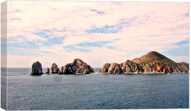 Lands End , Mexican Riviera Canvas Print by Bill Lighterness