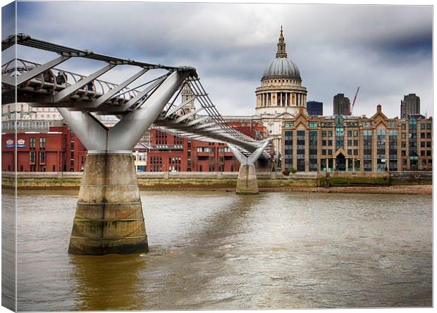 St PaulS Cathedral Canvas Print by Angela Wallace