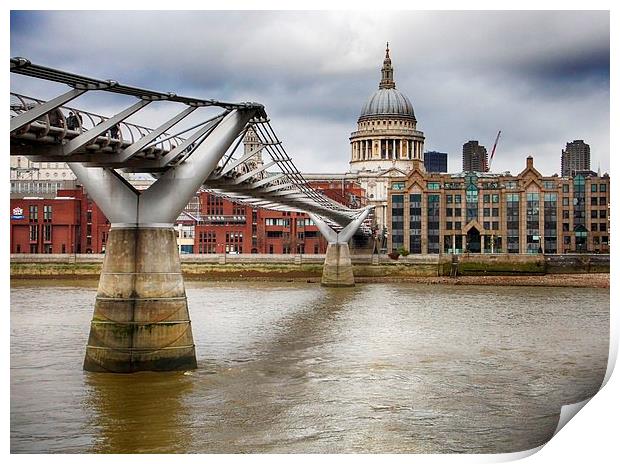 St PaulS Cathedral Print by Angela Wallace